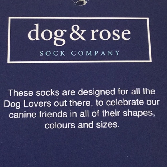 Dog & Rose, Men’s Socks, For Dog Lovers. Gift, Dad. Size 8-12 USA. - Picture 4 of 6